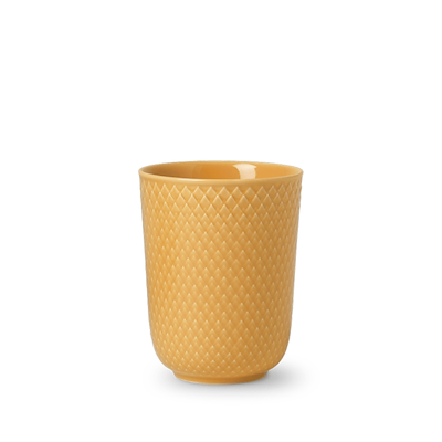 Lyngby Porcelæn Rhombe Color krus gul 33 cl