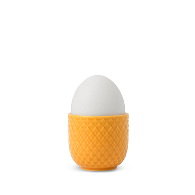 Lyngby Porcelæn Rhombe Color æggebæger gul