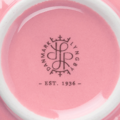 Lyngby Porcelæn Rhombe Color æggebæger 3 stk. gul/rosa/lilla Ø 5 cm