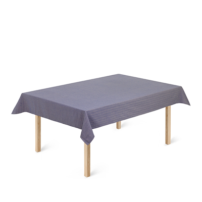 Lyngby Porcelæn Herringbone dug blå 150x320 cm