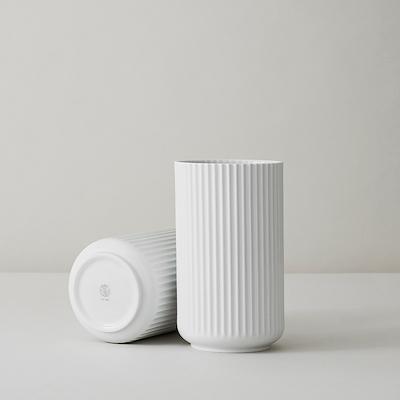 Lyngby Porcelæn Vase 20 cm Hvid