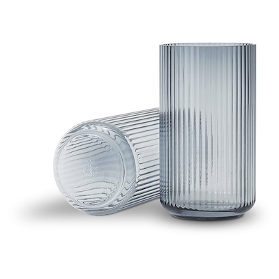 Lyngby vase glas blå 31 cm