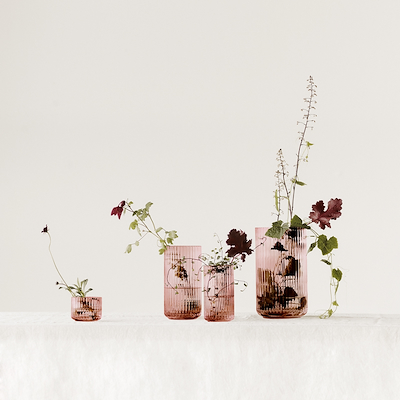 Lyngby Porcelæn vase bordeaux 20,5 cm