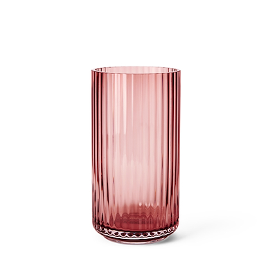 Lyngby Porcelæn vase bordeaux 20,5 cm