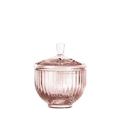 Lyngby Porcelæn bonbonniere burgundy 10 cm
