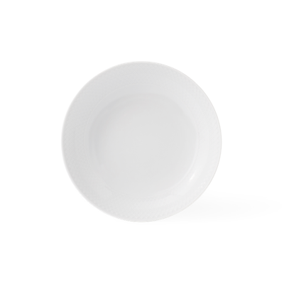 Lyngby Porcelæn Rhombe coupe tallerken 20 cm