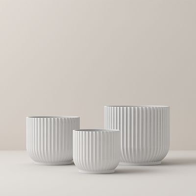 Lyngby Porcelæn Flower Pot urtepotteskjuler Stor