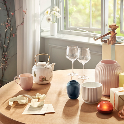 Lyngby Porcelæn Flower Pot urtepotteskjuler Stor