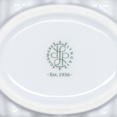 Lyngby Porcelæn Flower marguerit vase hvid H21 cm