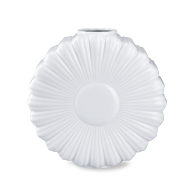 Lyngby Porcelæn Flower marguerit vase hvid H21 cm