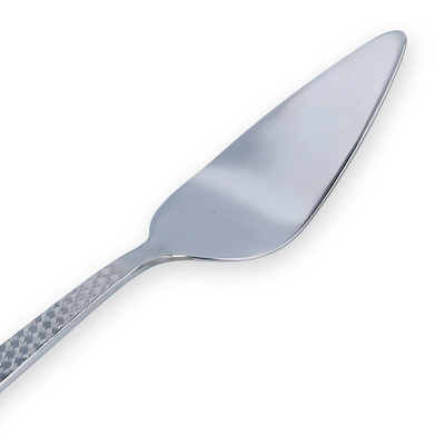 Lyngby Porcelæn Rhombe kagespade stål 25,5 cm