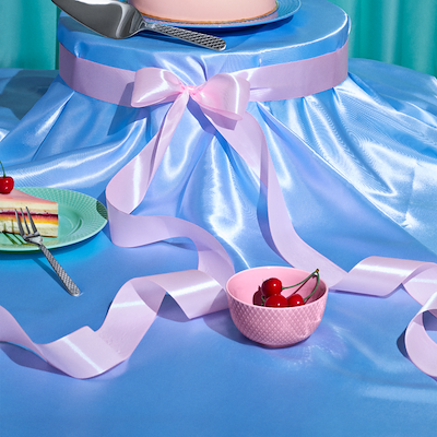 Lyngby Porcelæn Rhombe kagespade stål 25,5 cm