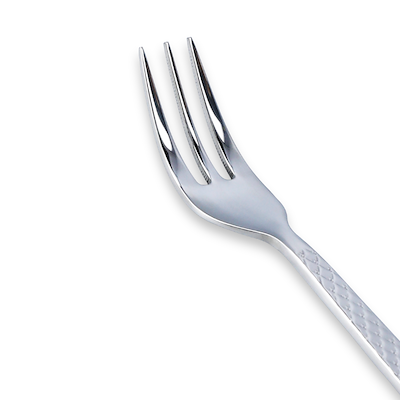 Lyngby Porcelæn Rhombe kagegaffel stål 4 stk.