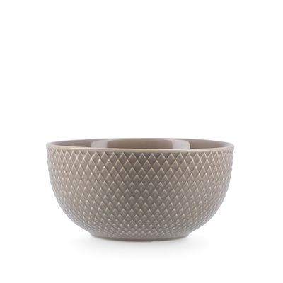 Lyngby Porcelæn Rhombe Earth skål clay Ø 13 cm