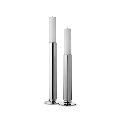 Georg Jensen Bernadotte gulvstager 40 & 50 cm
