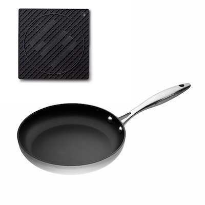 Scanpan CTX Stegepande 24 cm + Stratanium Bordskåner