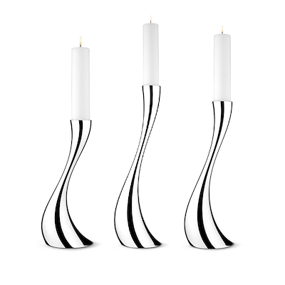 Georg Jensen Cobra gulvstager 3 stk.