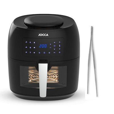 Jocca airfryer 7,4 liter + Aldente madpincet