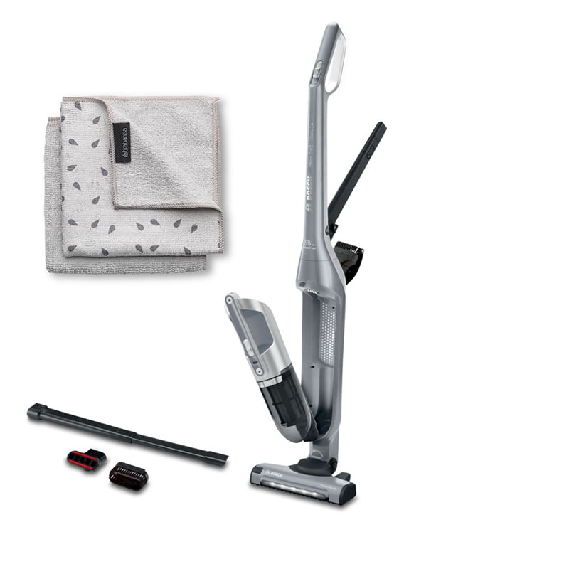 Bosch BCH3K2301 stangstøvsuger + Brabantia mikrofiberklude