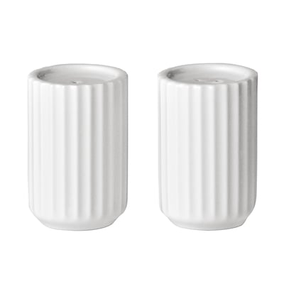 Lyngby strøsæt hvid porcelæn 6 cm