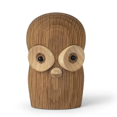 Gunnar Flørning hornugle i eg 6 cm