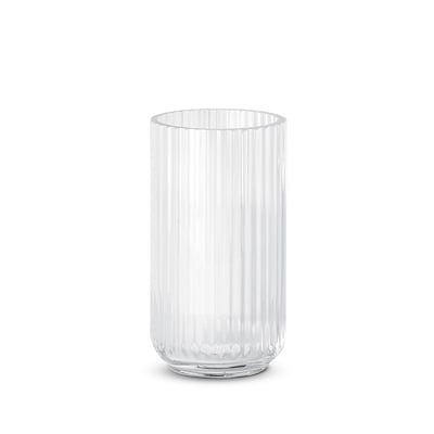 Lyngby vase i glasklar glas 20 cm 