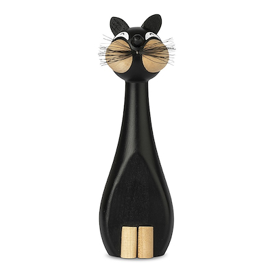 Gunnar Flørning kat sort 8,5 cm