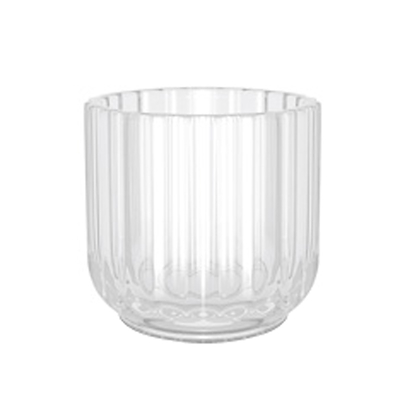 Lyngby fyrfadsstage 6,5 cm klar