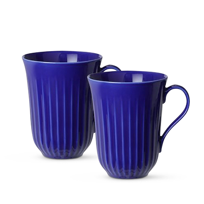 Lyngby krus mørkeblå 2 stk. 32 cl