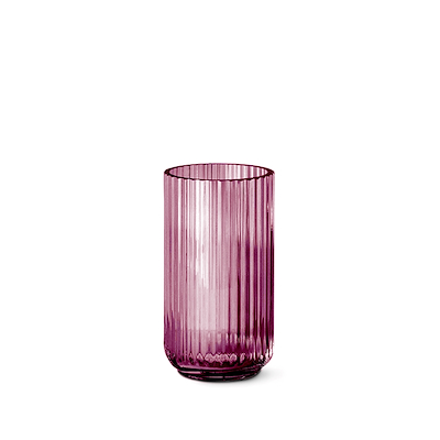 Lyngby vase i glas lilla 20 cm