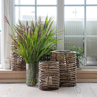 Lyngby vase klart glas 25 cm