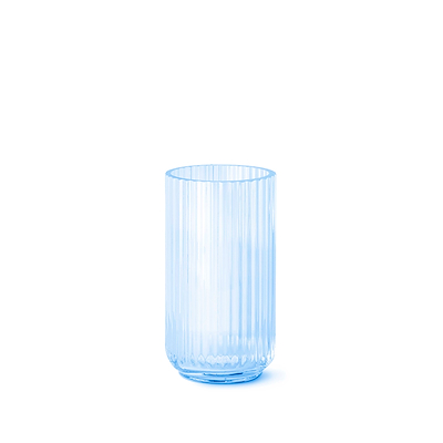 Lyngby vase i glas lyseblå 20 cm