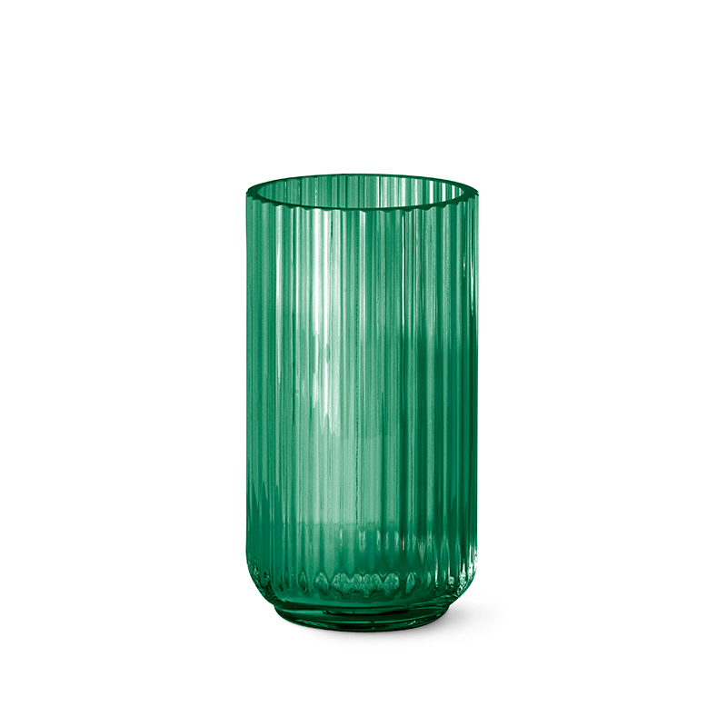 ild Detektiv løn Lyngby vase grøn glas 20 cm | Kop & Kande