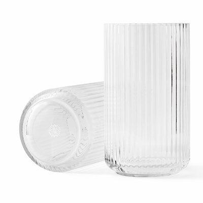 Lyngby vasen klart glas 35 cm