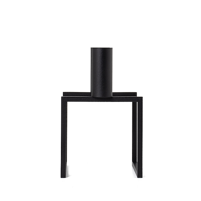 Audo Copenhagen Kubus 2 lysestage sort