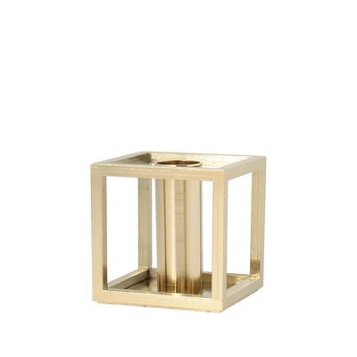 Audo Copenhagen Kubus 1 lysestage guldbealgt