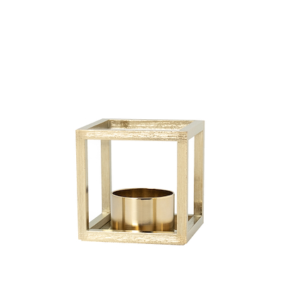 Audo Copenhagen Kubus T fyrfadsstage guldbelagt