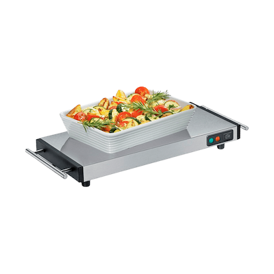 ALBA varmeplade mini stål 40x20cm