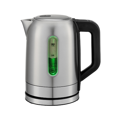 Albaline elkedel temperatur børstet stål 1,7 liter