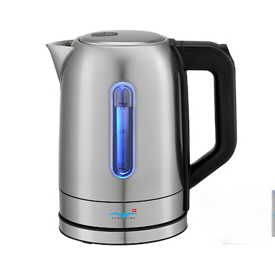 Albaline elkedel temperatur børstet stål 1,7 liter