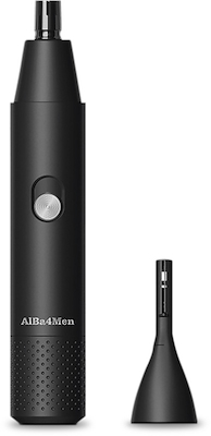 ALBA næsehårs og øjenbrynstrimmer sort