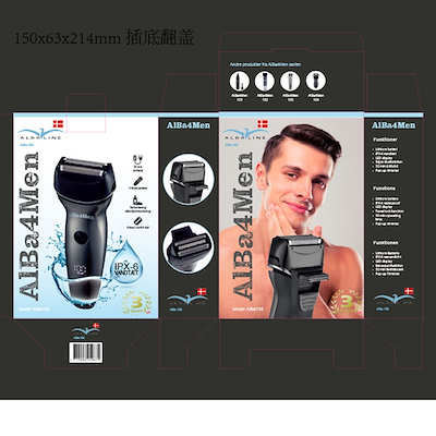 Albaline 105 shaver med elektronisk display