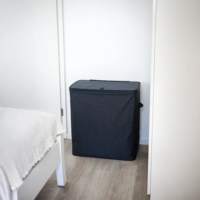 Hâws vasketøjskurv sort 120 liter