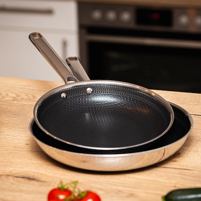 Hâws Santo Titanium pandesæt med hybridbelægning Ø 24+28 cm