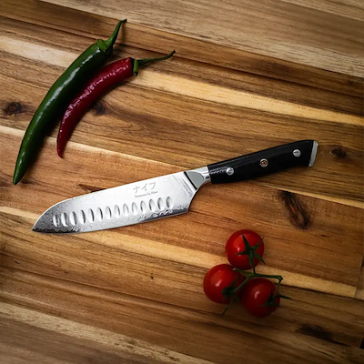 Hâws Damascus santoku kniv L 15,2 cm