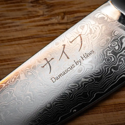 Hâws Damascus forskærerkniv L 15,2 cm