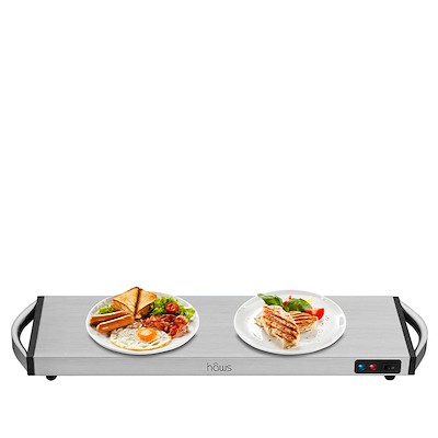 Hâws varmeplade rustfrit stål 40x20x6 cm 1100 watt