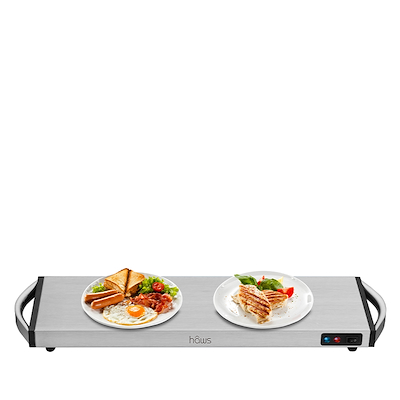 Haws varmeplade rustfrit stål 60x20x6 cm 1200 watt