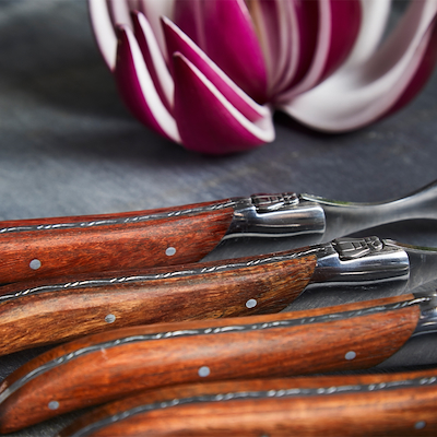 Laguiole by HÂWS steakgafler brun 6 stk.