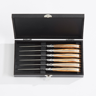 Laguiole by HÂWS steakknive oliventræ 6 stk